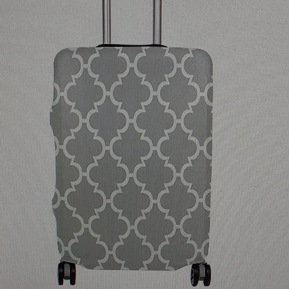 Stretch Fabric Suitcase Covers 2 pcs -1 large, 1 medium - Grey